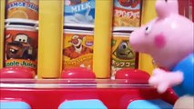 Disney ディズニー ミッキーマウス あそんでおぼえる!自動販売機とアンパンマンキャラクター Peppa Pig Toy Kids トイキッズ animation anpanman