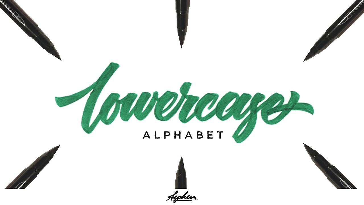 Hand Lettering Tutorial for Beginners | Lowercase Alphabet