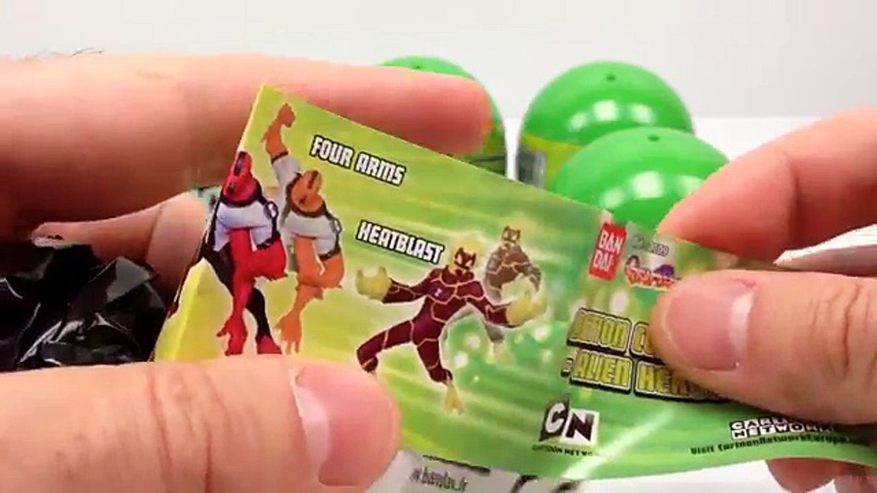 BEN 10 Surprise Eggs Opening – Ben 10 Alien Heroes Toys for Kids