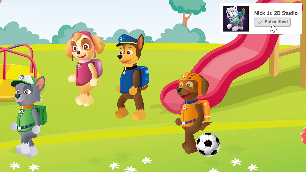 #3 Paw patrol - the police hit the thieves and save the big egg