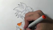 How To Draw Gohan Super Saiyan - Step by Step Tutorial!