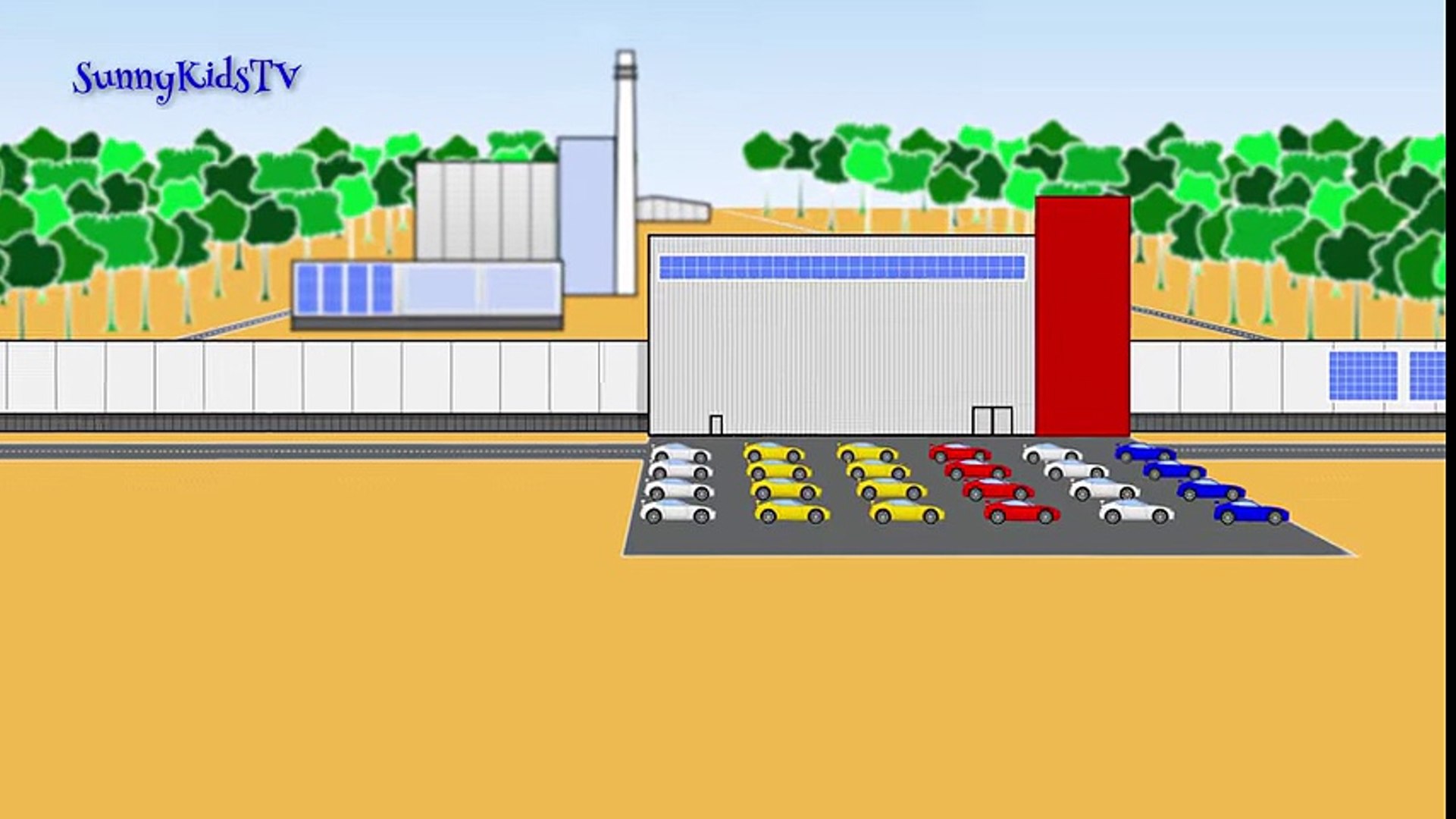 Cars. Car Assembly. Cartoon. -