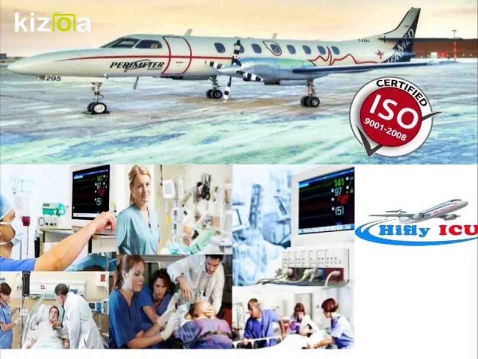 Hifly ICU Air Ambulance from Kolkata to Delhi at Low Cost Fare