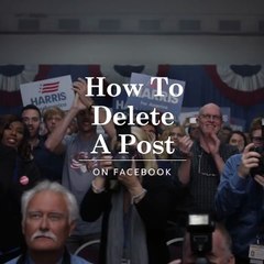 How to Delete a facebook Post
