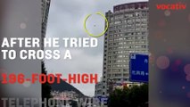 Man Attempts A High Wire Escape To Ditch His Hotel Bill