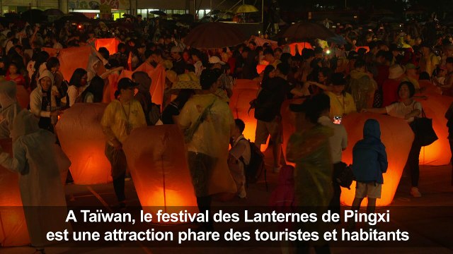 Taïwan: le festival des lanternes, un symbole de paix