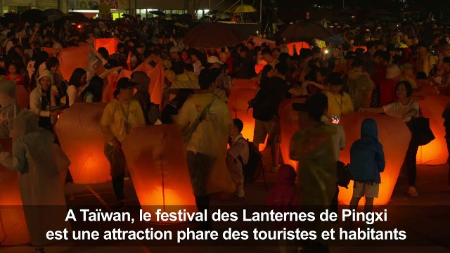 Taïwan: le festival des lanternes, un symbole de paix