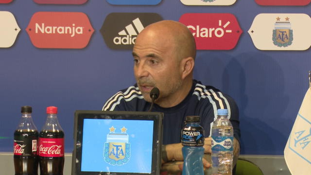 Qualif. CdM 2018: Sampaoli: "L'Argentine va jouer avec la rage"