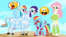 ✿ MLP Equestria Girls COWS Transforms With Animation My Little Pony Love Story Zombie Attack HD