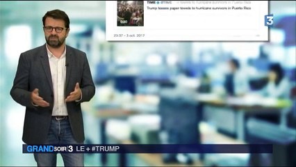 Ouragan Maria : la visite à Porto Rico de Trump scandalise sur Twitter