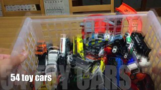 54 Japanese toy cars