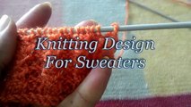 Hindi Knitting Gents/Kids/Ladies Sweater Design No # 33