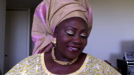 How To Tie Nigerian Gele. (Plus Full Face Makeup) RBM Ronke Beauty!