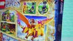 Lego Elves Fire Dragons Lava Cave Set Build Review Play - Kids Toys