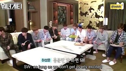 Wanna One Wanna City Ep 4 - Supper Game Cut -ENGSUB