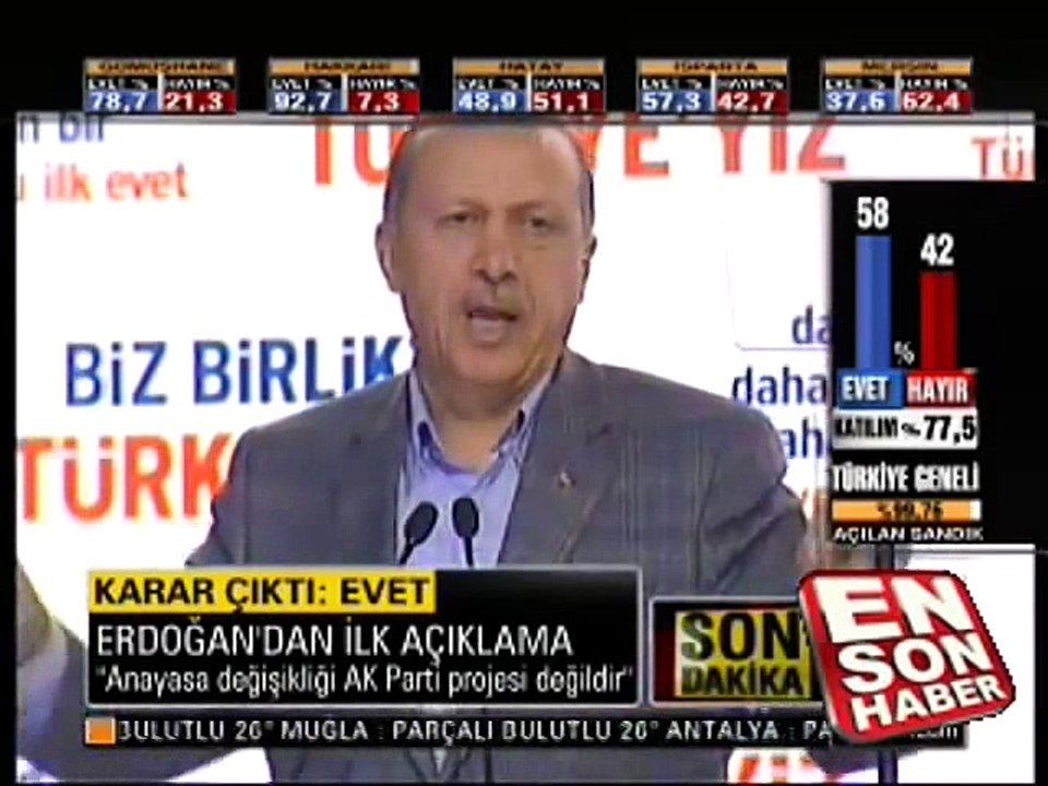 Okyanus ötesine teşekkür