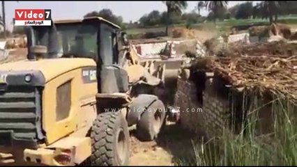 إزالة 65 حالة تعد على أراضى الأوقاف ورفع 285 إشغالا فى بنى سويف