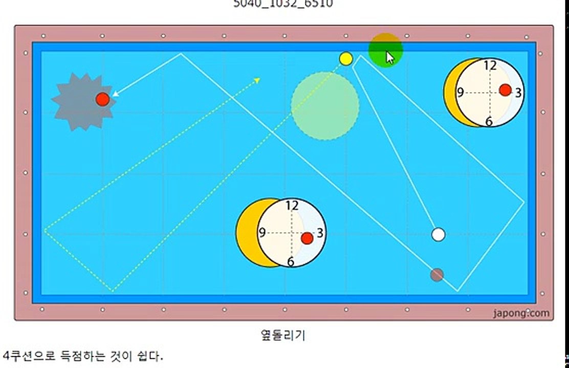 빅볼로 착각하기 쉬운 옆돌리기 (026)