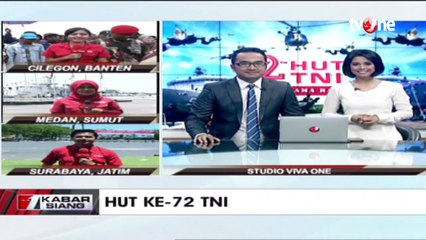 Suasana Hut ke-72 TNI di Cilegon