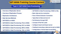 SAP HANA Training Course