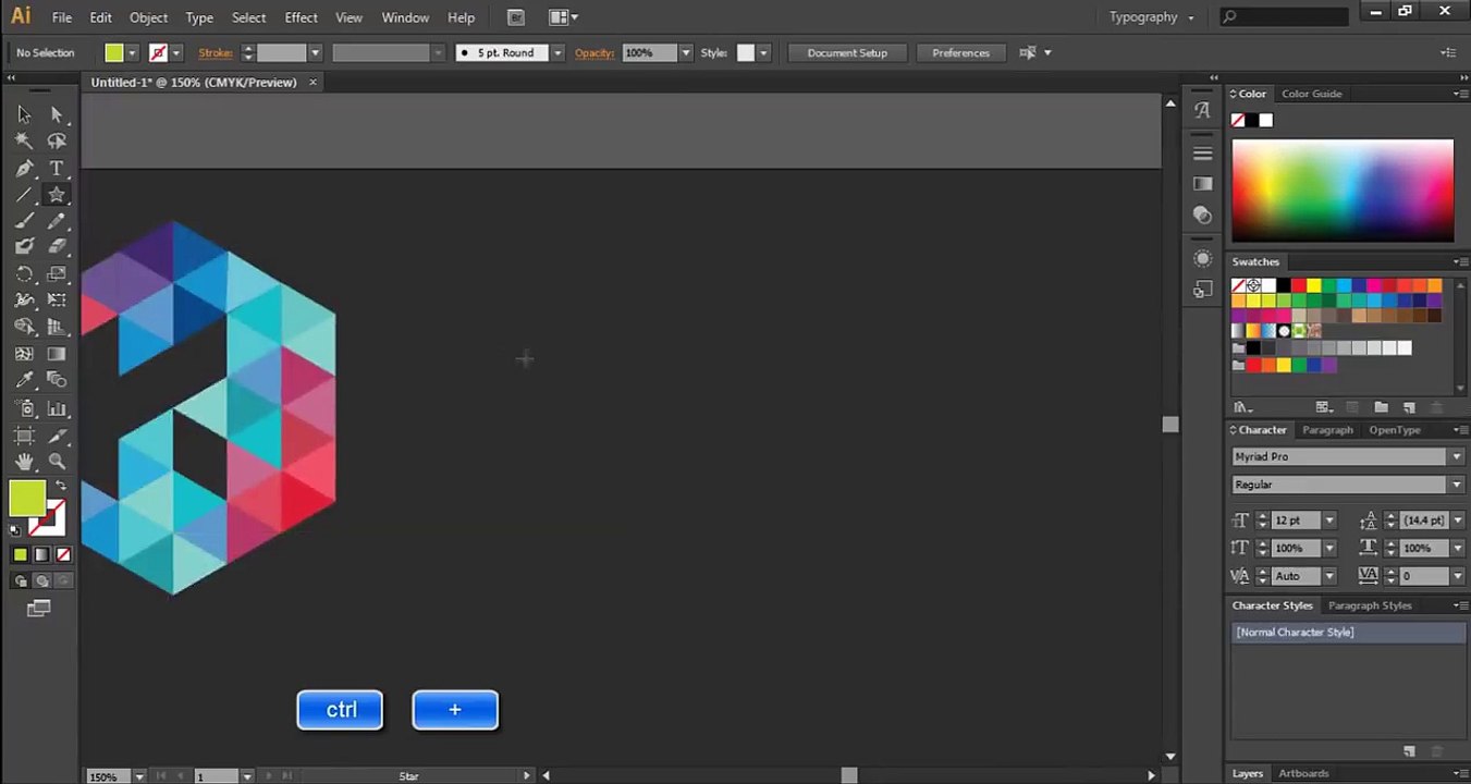 1# Adobe Illustrator CS6 - Logo Design