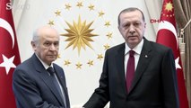 Cumhurbaşkanı Erdoğan,MHP lideri Bahçeli ile görüştü