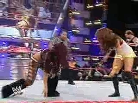 RAW 15-01-07 Jeff Hardy & María vs Johnny Nitro & Melina