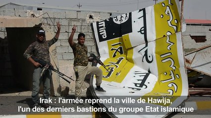 Irak: l'armée reprend Hawija, l'un des derniers bastions de l'EI