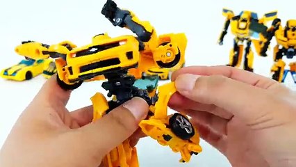 Download Video: Transformers Autobots Bumblebee 8 Vehicle Transformation Robot Car Toys 트랜스포머 오토봇 범블비 8대 장난감 변신 동영상