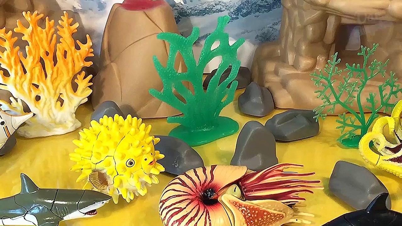 12 DEEP SEA ANIMALS RESCUE TOYS 3D PUZZLES - Megalodon Shark Whale Octopus Hammerhead Orca