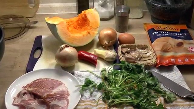Пирог с тыквой и беконом. Просто, вкусно, недорого.