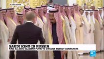 Saudi King Salman meets Vladimir Putin in Russia: 