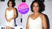 Richa Chadda In A White Hot One Piece At Elle Beauty Awards 2017