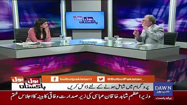 Nusrat Javed Taking Class of Shehbaz Sharif Over His Speech