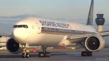 Singapore Airlines Boeing 777-300ER Takeoff at Manchester Airport