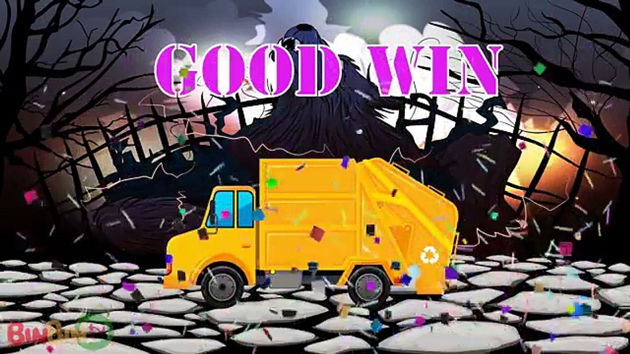Good vs Evil | Good Garbage vs Evil Excavator | Street Vehicles Battles for Children | BinBin Tv