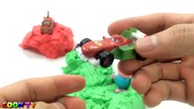 Learn Colors Kinetic Sand with Bad Baby Paw Patrol Surprise Toys for Kids - Color for Children