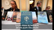 Le Nobel de littérature au Britannique Kazuo Ishiguro