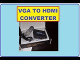 VGA To HDMI Converter Metal Body Unboxing ! Must Watch ! 2017