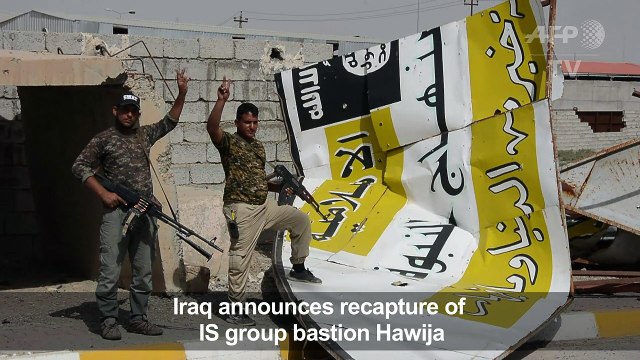 Iraqi PM announces recapture of IS bastion Hawija