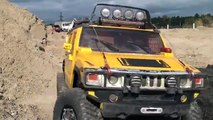 RC TRUCK OFF Road - MAN Kat1 6x6 vs Hummer H2 4x4