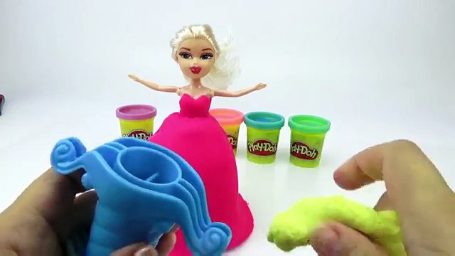Пластилин Плей До, делаем платье принцессы Плей До пластилин для детей Игрушкин ТВ
