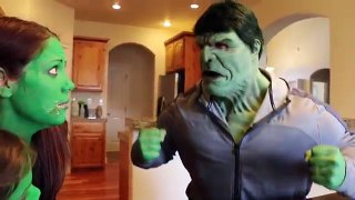 Bad Baby Hulk vs Frozen Elsa vs Blue Spiderman vs Joker & Red Hulk Girl | Real Life Superhero Movie
