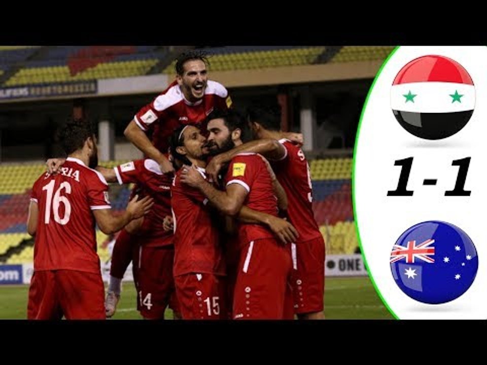 اهداف مباراة سوريا واستراليا 1-1 تصفيات كاس العالم 2018 شاشة كاملة 05 10 2017