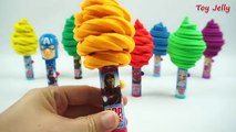 Chupa Chups PopUps! Lollipop Candy Play Doh Surprise Toys Spiderman Elsa Shopkins Disney Cars