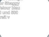 Teppichboden Auslegware Hochflor Shaggy Langflor Velour blau türkis 400 und 500 cm breit
