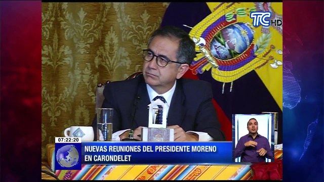 Nuevas reuniones del presidente Moreno en Carondelet