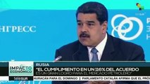 Defiende Maduro en foro de energía ruso importancia de acuerdos OPEP