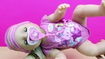 Muñeca Bebé Interiva Baby Born BANDAI en español | La bebé come papilla llora y hace pipí y popó