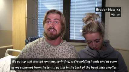 Las Vegas shooting victim recalls being shot in the head